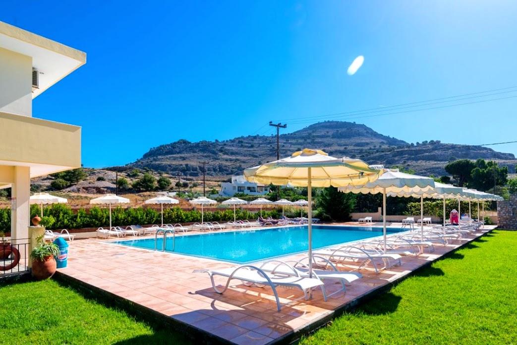 Sunshine Hotel Лардос Экстерьер фото